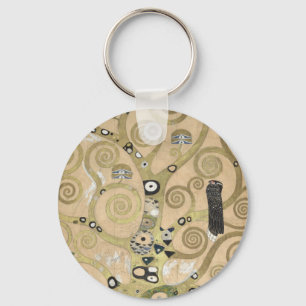 The Tree of Life, Gustav Klimt OIl Painting  Key Ring