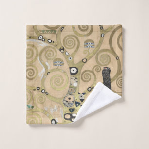 The Tree of Life, Gustav Klimt OIl Painting Wash Cloth