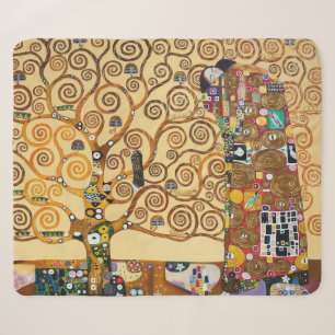 The Tree of Life Gustav Klimt Sherpa Blanket