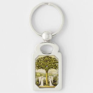 The tree of life key ring