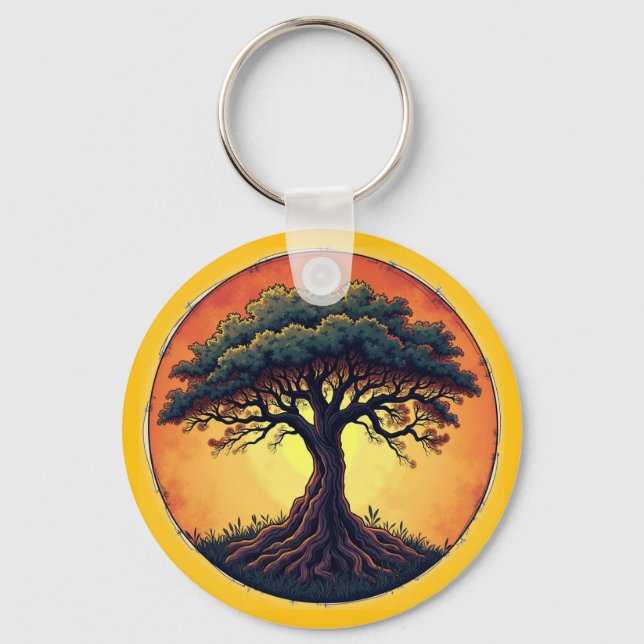 The tree of life  key ring (Front)