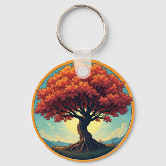 The tree of life key ring