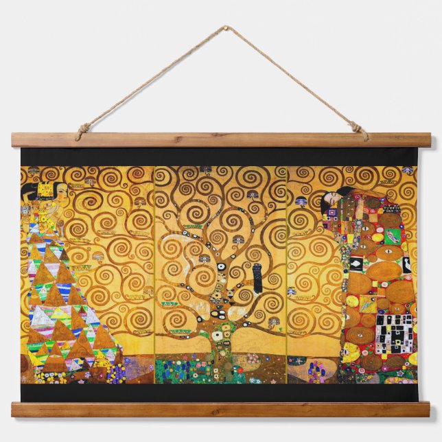 The Tree of Life, Klimt Poster Hanging Tapestry (Front)