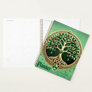 The tree of life with Celtic knots.  Planner