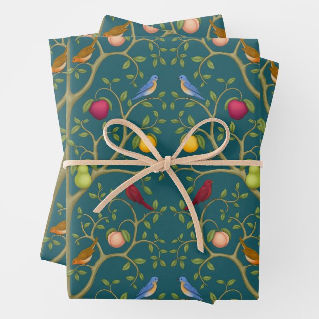 The Tree of Living Treasures Wrapping Paper Sheet (In situ)