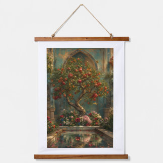 The Tree of Ruby Secrets Hanging Tapestry