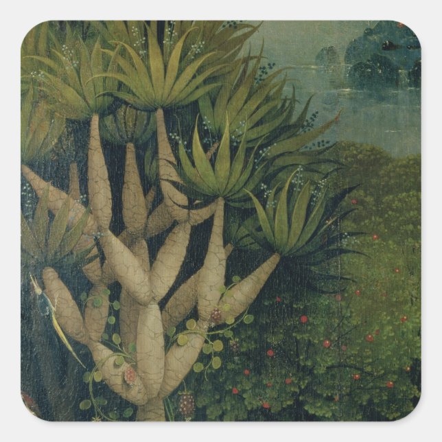 The Tree of the Knowledge of Good and Evil Square Sticker (Front)