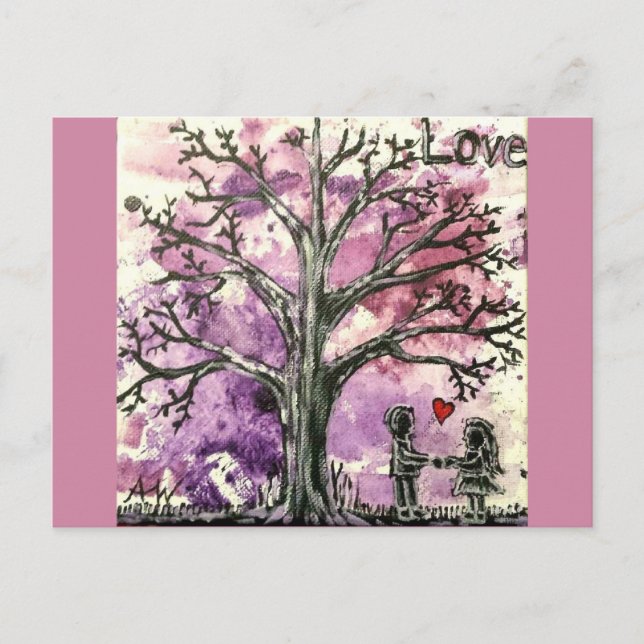 The Tree Series: Love Postcard (Front)