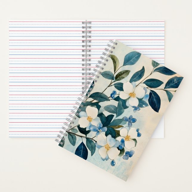 The tree with golden leaves is a popular wall  notebook (Inside)