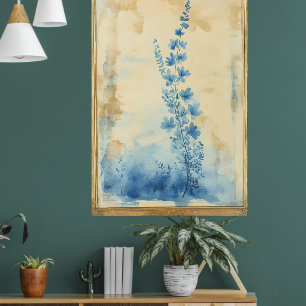 The tree with golden leaves is a popular wall  poster