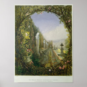 The Trellis Window, Trentham Hall Gardens Poster