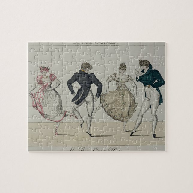 The 'Trenis' Quadrille, plate 19 from 'Le Bon Genr Jigsaw Puzzle (Horizontal)