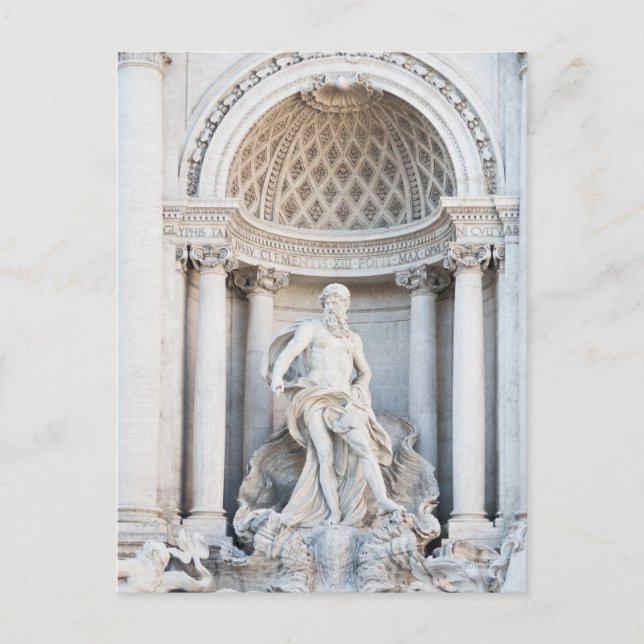 The Trevi Fountain (Italian: Fontana di Trevi) 3 Postcard (Front)