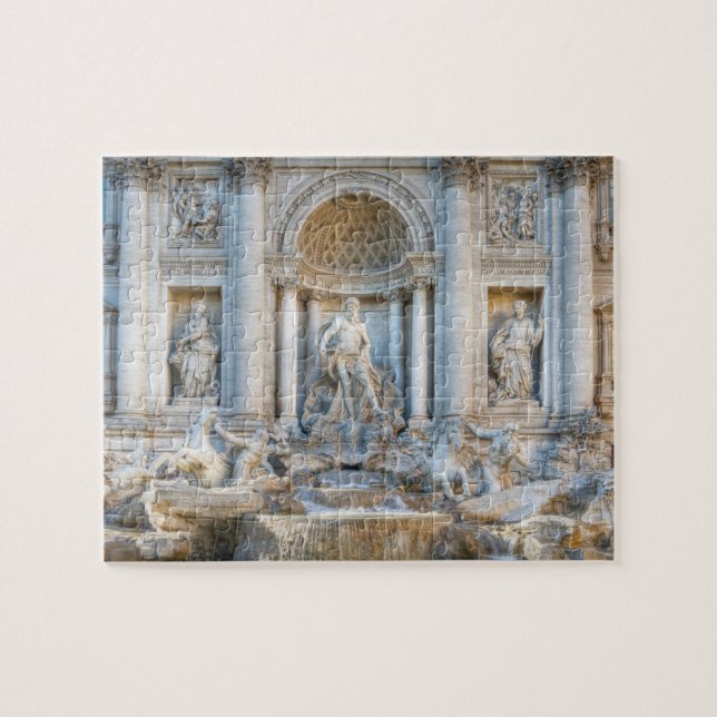 The Trevi Fountain (Italian: Fontana di Trevi) 5 Jigsaw Puzzle (Horizontal)