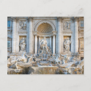 The Trevi Fountain (Italian: Fontana di Trevi) 5 Postcard