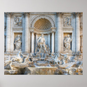 The Trevi Fountain (Italian: Fontana di Trevi) 5 Poster