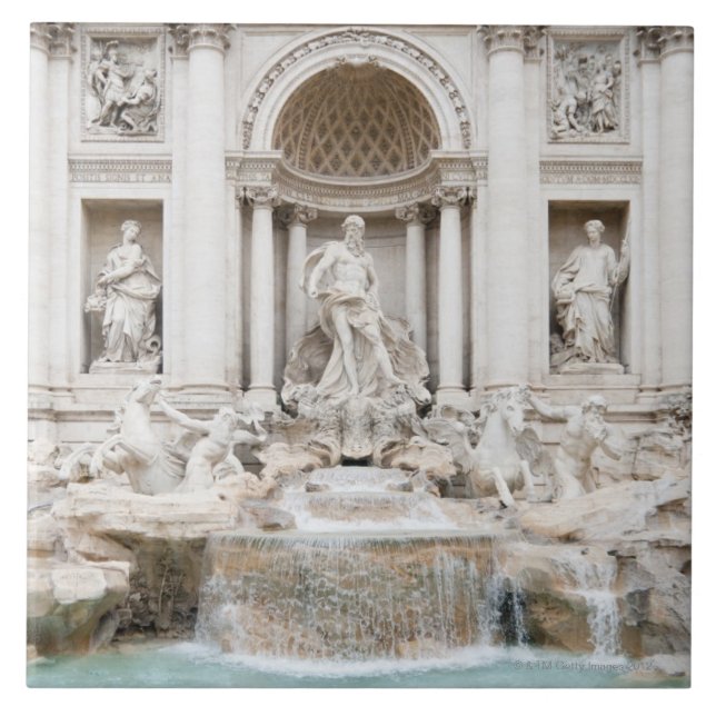 The Trevi Fountain (Italian: Fontana di Trevi) Tile (Front)