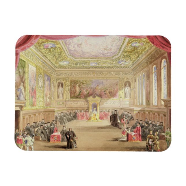 The Trial, Act IV, Scene I from Charles Kean's pro Magnet (Horizontal)