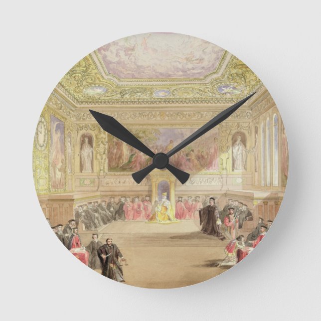 The Trial, Act IV, Scene I from Charles Kean's pro Round Clock (Front)