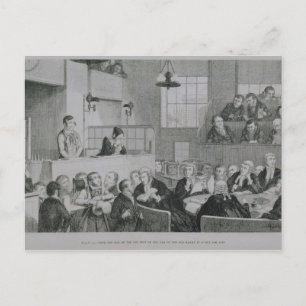 The Trial at the Old Bailey, plate 5 of 'The Drunk Postcard