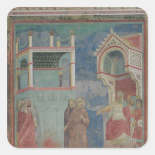 The Trial by Fire Square Sticker