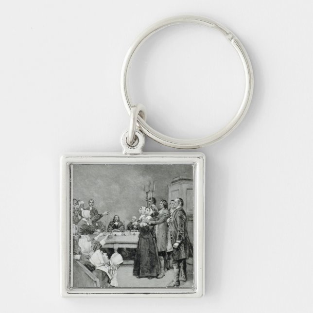 The Trial of a Witch Key Ring (Front)