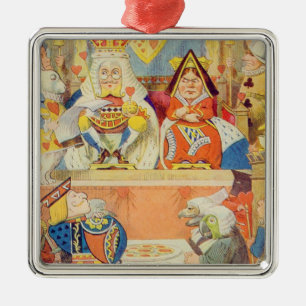 The Trial of the Knave of Hearts Metal Tree Decoration