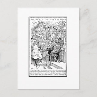The Trial of the Knave of Hearts Postcard