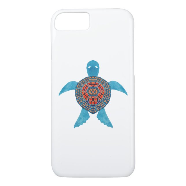The Tribal Sea Turtle Case-Mate iPhone Case (Back)