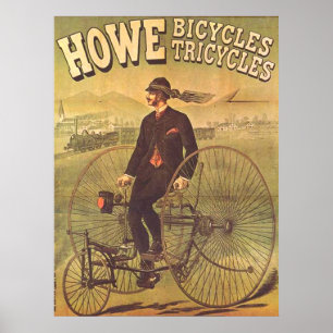 The Tricycle Vintage Advertising Poster 1894