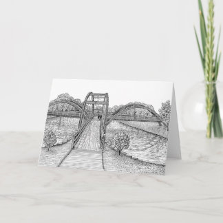The Tridge Greeting Card - art by Maggie LaNoue