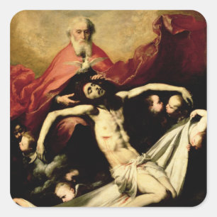 The Trinity, c.1635 Square Sticker