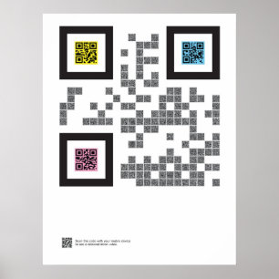 The Trinity in QR Code Poster