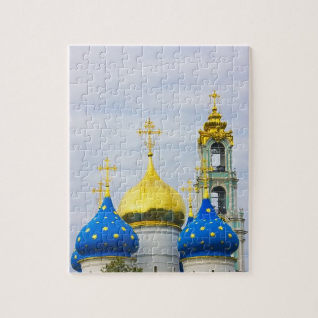 The Trinity Sergiev Monastery, Sergiev-Posad Jigsaw Puzzle (Vertical)
