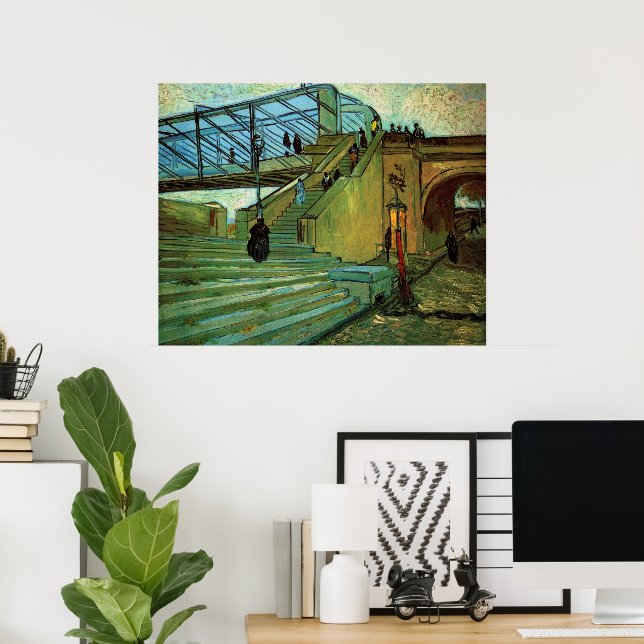 The Trinquetaille Bridge by Vincent van Gogh Poster (Home Office)