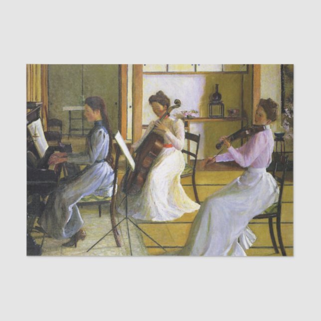 The Trio - Tokyo, Japan Tissue Paper (Front)