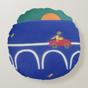 The Trip that Never Was 2002 Round Cushion