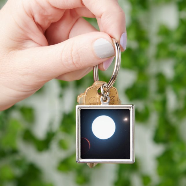 The Triple Star System Hd 131399 Key Ring (Hand)