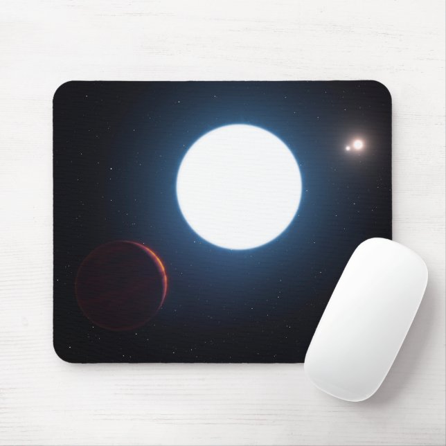 The Triple Star System Hd 131399 Mouse Mat (With Mouse)