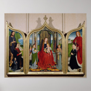 The Triptych of the Sedano Family, c.1495-98 Poster