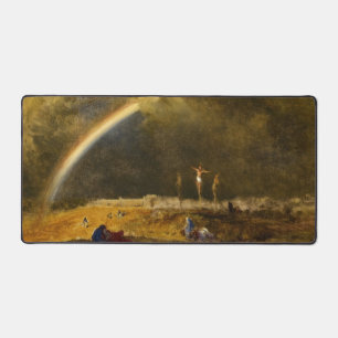 The Triumph at Calvary, 1874 by George Inness Desk Mat