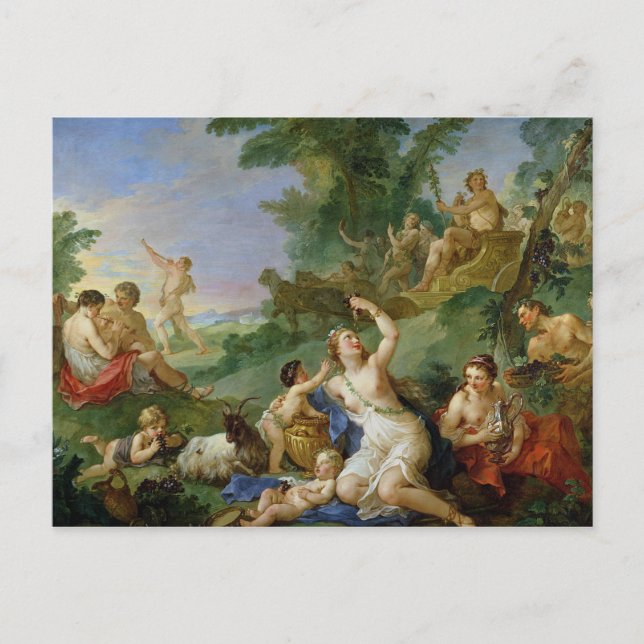 The Triumph of Bacchus Postcard (Front)