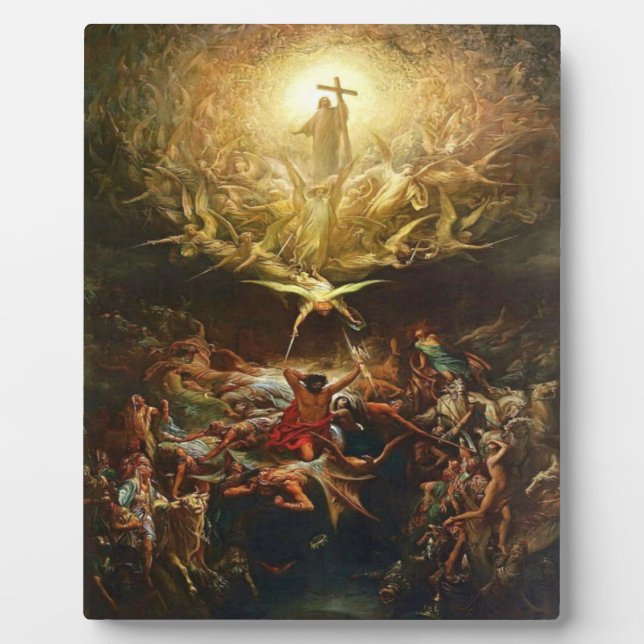 The Triumph Of Christianity By Gustave Dore Plaque (Front)