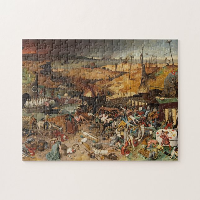 The Triumph of Death by Bruegel the Elder Jigsaw Puzzle (Horizontal)