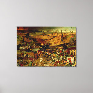The Triumph of Death, c.1562 (oil on panel) Canvas Print