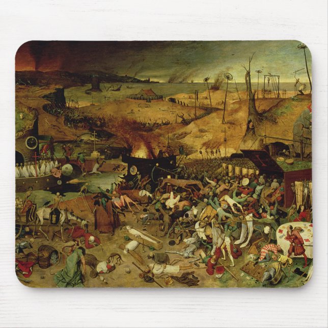 The Triumph of Death, c.1562 (oil on panel) Mouse Mat (Front)