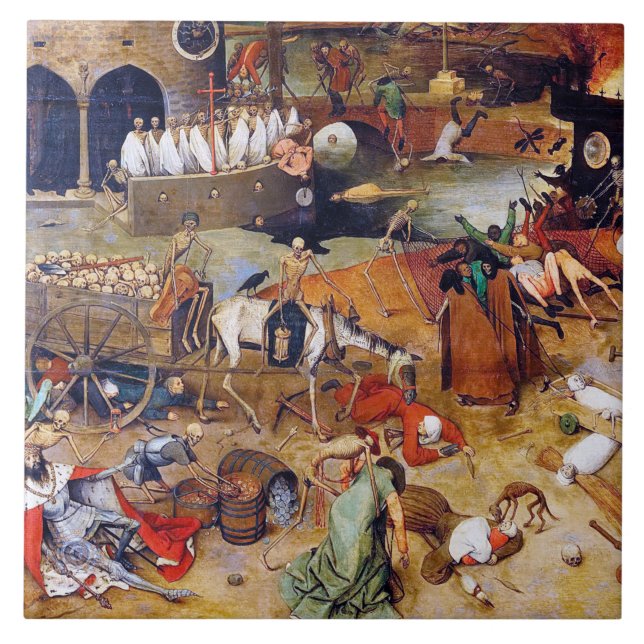 The Triumph of Death, Pieter Bruegel Tile (Front)