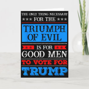 The Triumph Of Evil Anti Trump Card