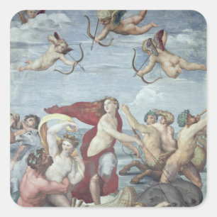 The Triumph of Galatea, 1512-14 Square Sticker