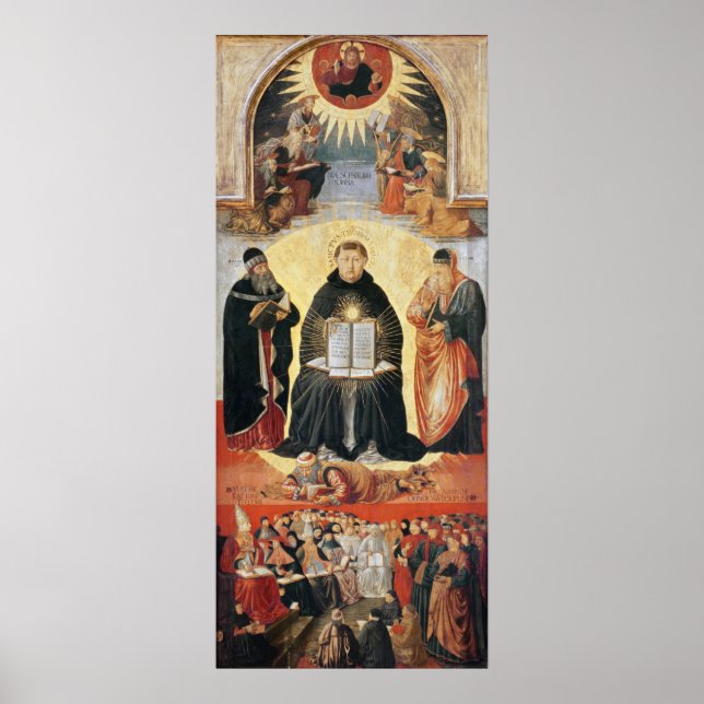 The Triumph of St. Thomas Aquinas Poster (Front)